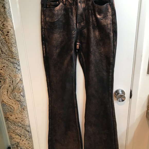 Brown/Copper Jeans, by Idyllwind, Dark Foil, size 4, NWOT - Picture 4 of 6